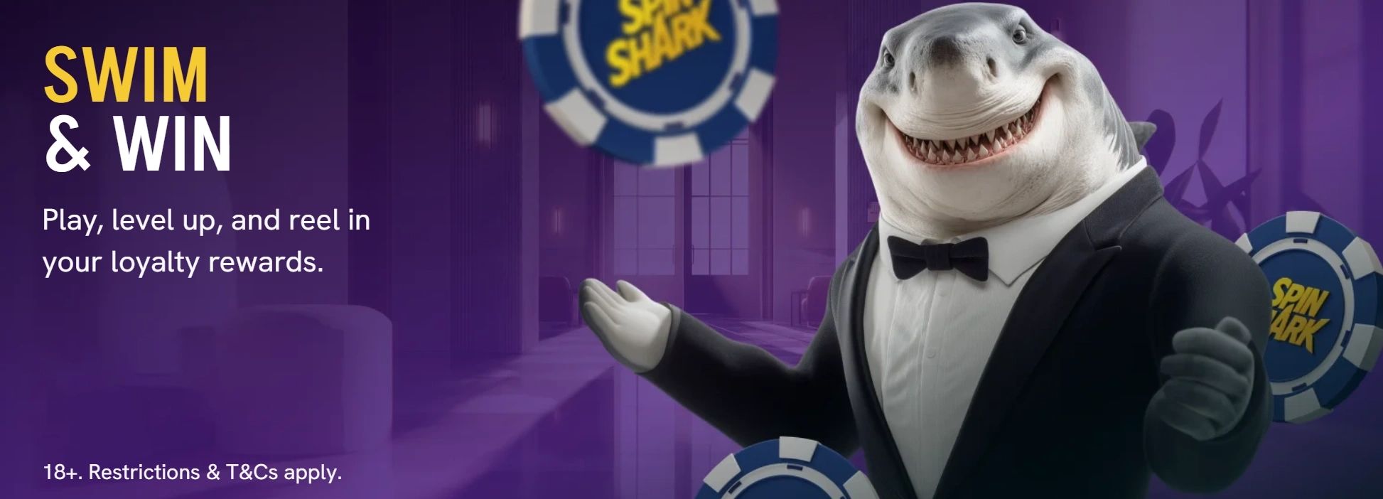 SpinShark Casino Banner