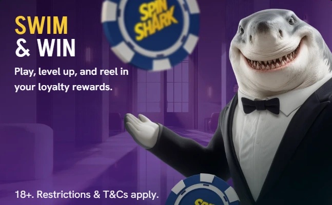SpinShark Casino Banner Mobile