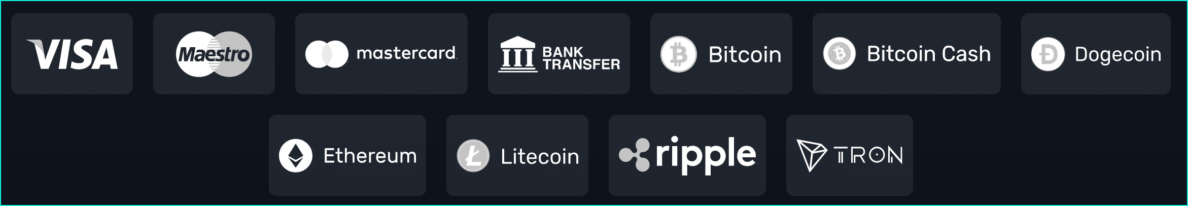 Banking Methods at SpinShark Casino